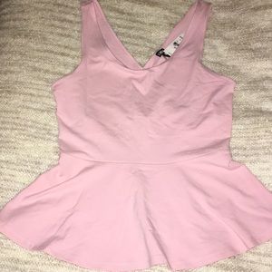 **NWT**Pink Peplum